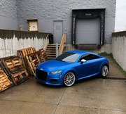 Автовинил синий матовый хром 