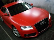 Красная матовая виниловая пленка