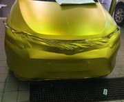 Автовинил матовый хром золото